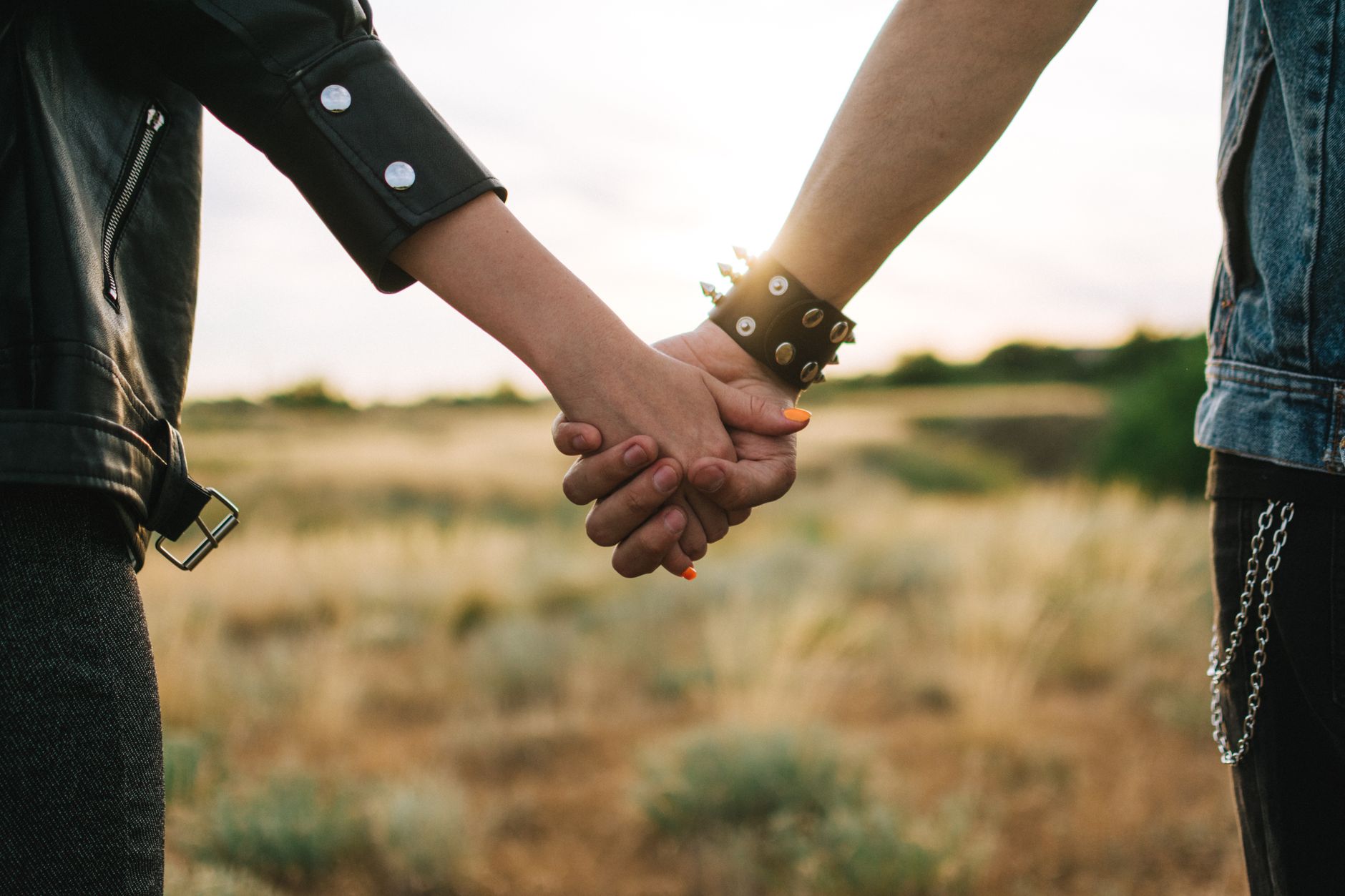 Couple enlacé