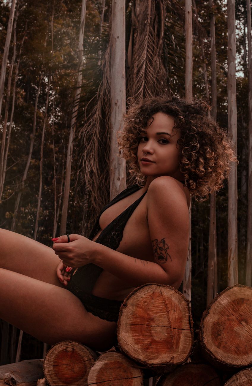 Femme en lingerie
